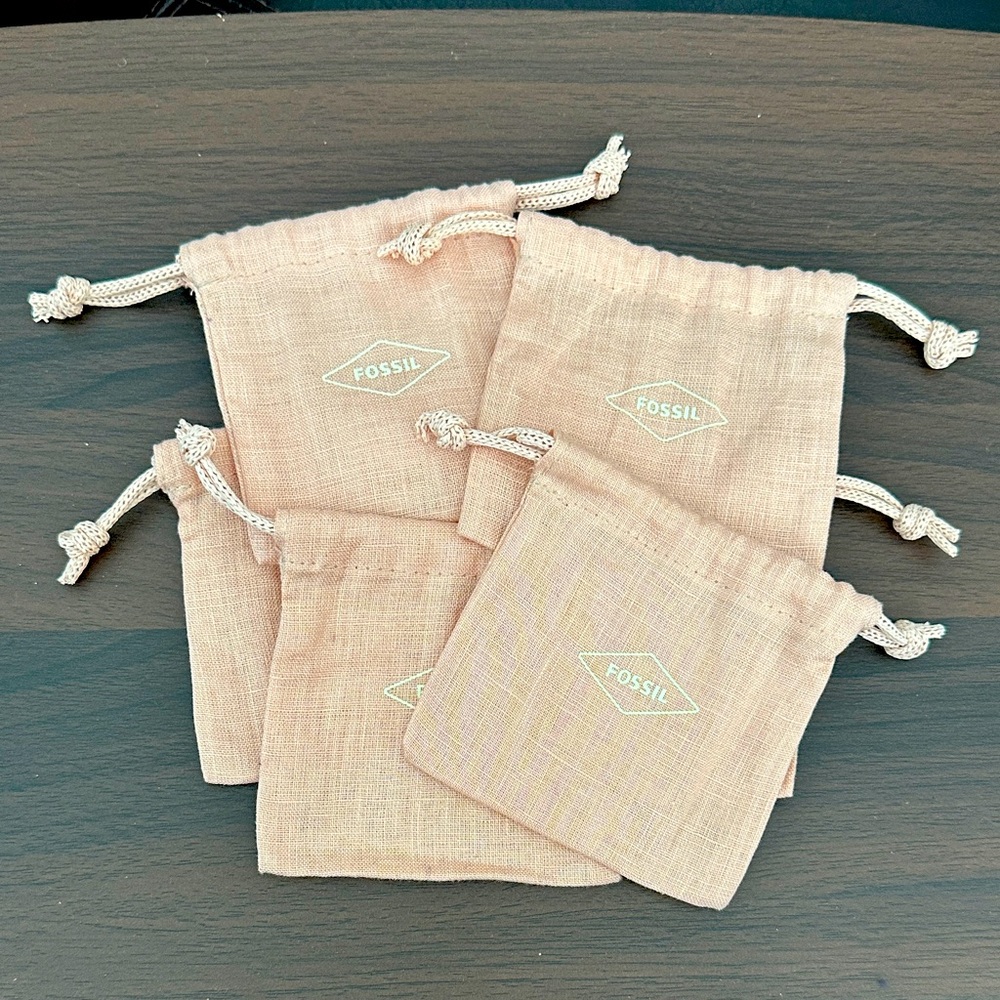 Fossil brand Jewelry Pouches (Blush Pink)
